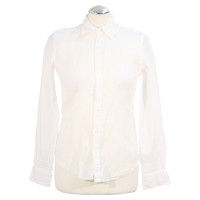Ralph Lauren Linnen blouse in het wit