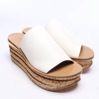 Chloé Sandals Leather in White