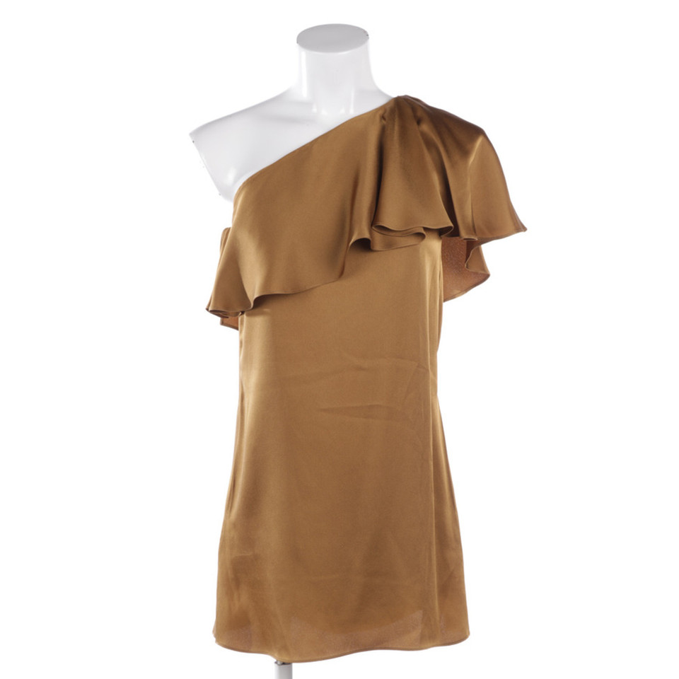 Saint Laurent Kleid aus Viskose in Braun