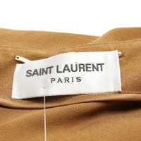 Saint Laurent Kleid aus Viskose in Braun