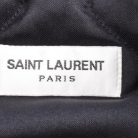 Saint Laurent Jacke/Mantel aus Viskose in Silbern
