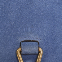 Gucci Borsa a tracolla in Pelle scamosciata in Blu