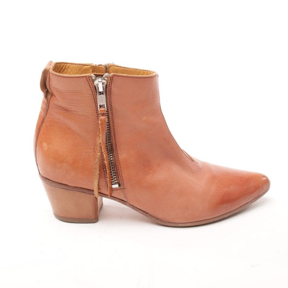 Moma Bottines en Cuir en Marron