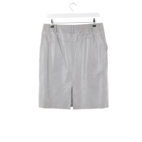 Jil Sander Skirt Leather in Grey