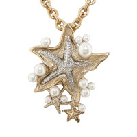 Oscar De La Renta Necklace with starfish-pendant