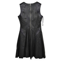 Karen Millen Dress Leather in Black