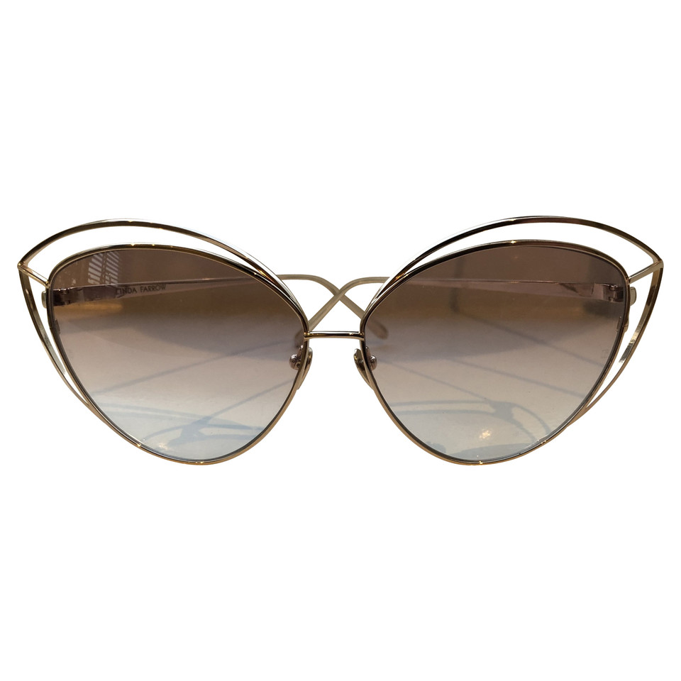 Linda Farrow Brille in Gold