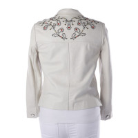 Isabel Marant Jacke/Mantel aus Leder in Weiß