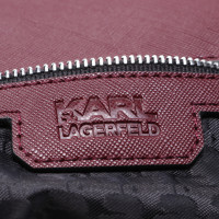 Karl Lagerfeld Handtasche in Rot