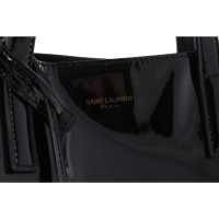 Saint Laurent Cabas Baby Leather in Black