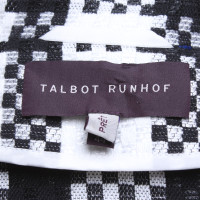 Talbot Runhof Blazer avec motif à carreaux