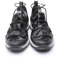 Jimmy Choo Chaussures de sport en Cuir en Noir