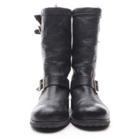 Jimmy Choo Boots Leather in Black