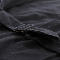 Saint Laurent Kleid aus Baumwolle in Schwarz