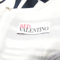 Red Valentino Jurk Viscose in Blauw
