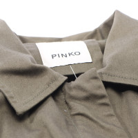 Pinko Jacke/Mantel aus Baumwolle in Grün
