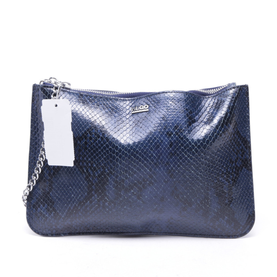 Hugo Boss Handbag Leather in Blue