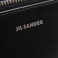 Jil Sander Clutch Bag Leather in Black