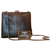 Chanel "Kus-Lock Bag" Python Leather