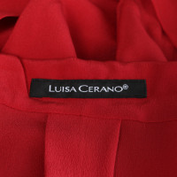 Luisa Cerano Oberteil aus Seide in Rot