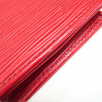 Louis Vuitton Lockme Portemonnaie aus Leder in Rot