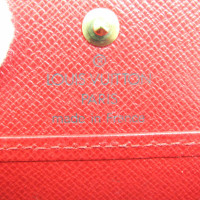 Louis Vuitton Lockme Portemonnaie aus Leder in Rot