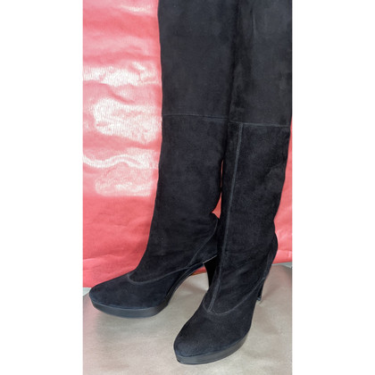 Pura Lopez Boots Leather in Black