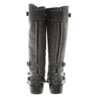 Belstaff Leather Boots in anthracite