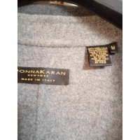 Donna Karan Jacket/Coat Wool in Grey