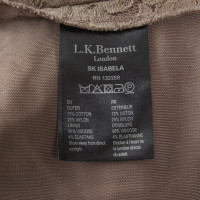 L.K. Bennett Lace skirt in beige