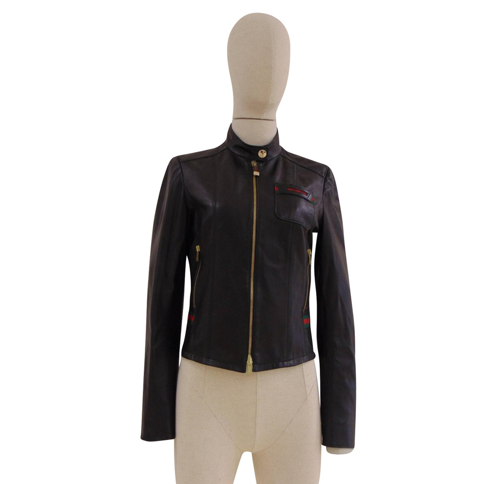 Gucci Gucci by Tom Ford black leather jacket