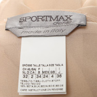 Sport Max Silk blouse in Nude