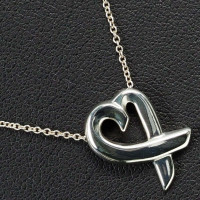 Tiffany & Co. Loving Heart Necklace Silver in Silvery