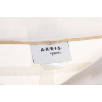 Akris Hose aus Baumwolle in Weiß