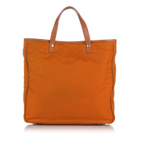 Prada Shoulder bag Cotton in Orange