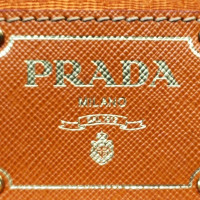 Prada Umhängetasche aus Baumwolle in Orange