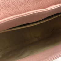 Chanel Flap Bag aus Leder in Rosa / Pink