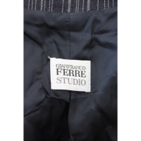Gianfranco Ferré Jacket/Coat Viscose in Blue