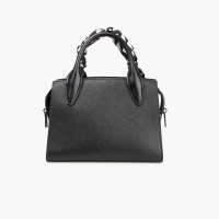 Prada Saffiano Leather Shoulder Bag en Cuir en Noir