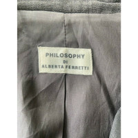 Philosophy Di Alberta Ferretti Blazer aus Wolle in Grau