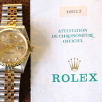 Rolex Datejust in Gelb