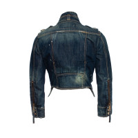 Dsquared2 Jacket/Coat Cotton in Blue