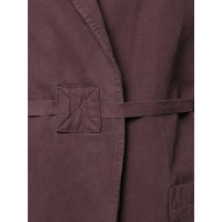 Maison Martin Margiela Jacket/Coat Cotton in Bordeaux
