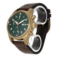 Iwc Pilot's Watch Chronograph Spitfire SIHH 2019 aus Leder
