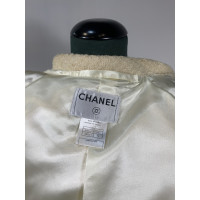 Chanel Anzug aus Wolle in Creme