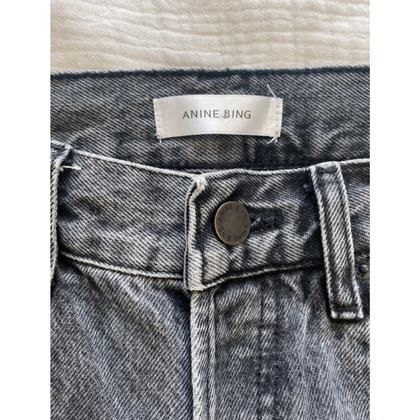 Anine Bing Jeans en Coton en Gris
