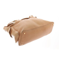 Jil Sander Shopper Leather in Beige