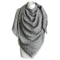 Gucci GUCCI GGWEB GREY NEW SCARF NEVER WORN 