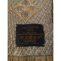 Louis Vuitton Logomania aus Wolle in Braun