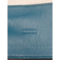 Prada Belt Leather in Turquoise